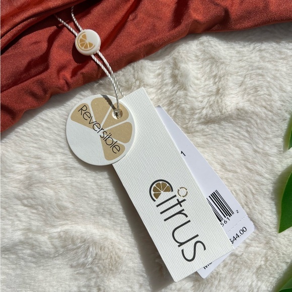 Citrus Swim Faux Wrap Top and Cheeky Bottom Bikini Set - Picture 10 of 12